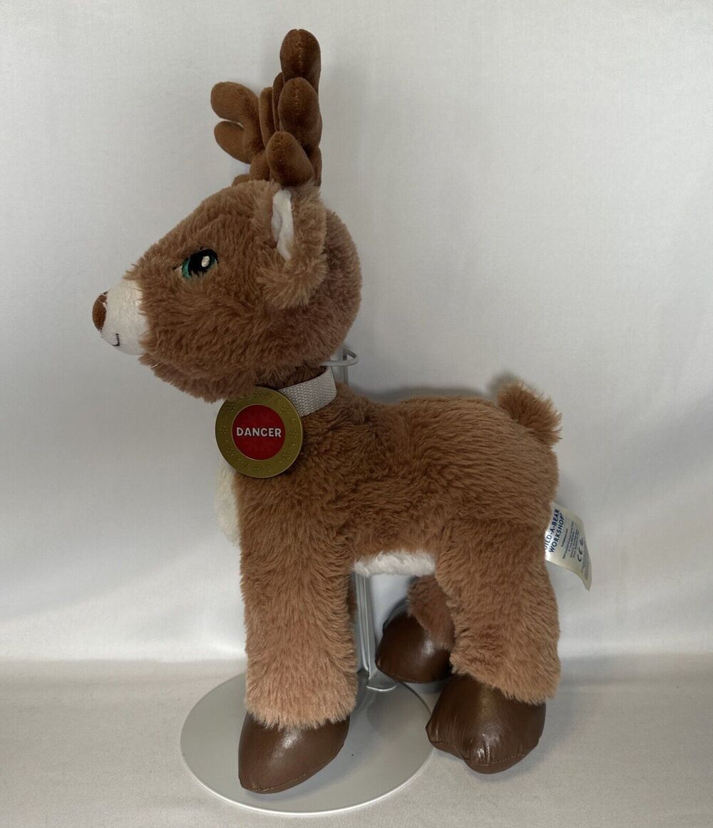 BUILD A BEAR DANCER TEAM SANTA RUDOLPH THE REINDEER 15" PLUSH STUFFED RETIRED